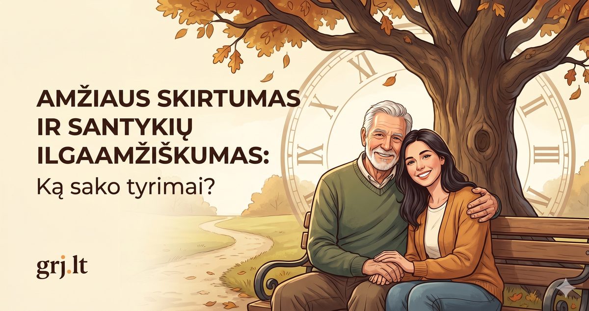 Ar amžiaus skirtumas gali paveikti santykių ilgaamžiškumą?