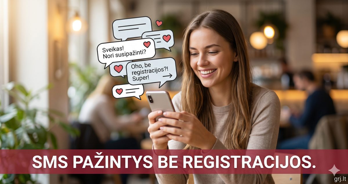 SMS Pažintys: Atraskite meilę be registracijos ir nemokamai!